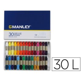 Manley Estuche De 30 Ceras Blandas 60 mm Colores Surtidos Precio: 7.865000254099999. SKU: B1737H2TGW