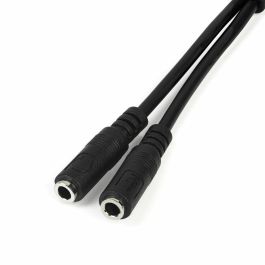 Adaptador Audio Jack Startech MUYHSMFF Negro 0,2 m Adaptador Audio Jack Startech MUYHSMFF Negro 0,2 m