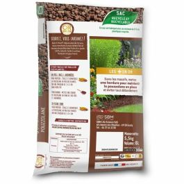 Or Brun OBRPPOU6U Mulch de Puzolana Marrón Dorado para Protección de Plantas - 6L
