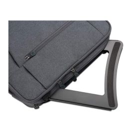MANHATTAN Soporte para portátil ajustable 10"-15.6" Negro Acero