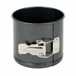 Molde Desmontable Quttin Acero al carbono Negro 12 x 10 cm (12 Unidades)