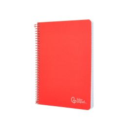 Liderpapel Witty Cuaderno Espiral DIN A4 Tapa Dura 80 Hojas 90g Rayado Horizontal con Margen Rojo Liderpapel Witty Cuaderno Espiral DIN A4 Tapa Dura 80 Hojas 90g Rayado Horizontal con Margen Rojo