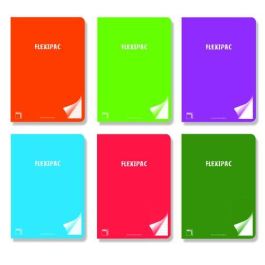 Libreta Pacsa Flexipac Tapa Pp A4 48H Cuadric.4X4 90G C/Margen Surtido (6 Col.) 6 unidades Precio: 13.50000025. SKU: B1HYTVCGZL