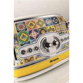 Ariete Tostador 4 Ranuras Positano con 6 Niveles de Tueste y Bandeja Recogemigas Extraíble Ariete Tostador 4 Ranuras Positano con 6 Niveles de Tueste y Bandeja Recogemigas Extraíble
