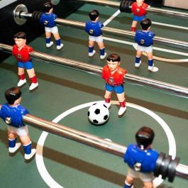 Ociotrends Futbolín Silver Jugadores Piernas Abiertas 139x87x73 cm