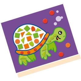 Ses Creative - Kit de Mosaico para Niños: Estoy Aprendiendo Mosaico con Formas de Espuma Autoadhesivas y 4 Diseños