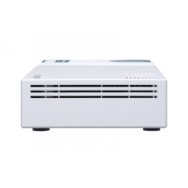 QNAP QSW-M408-4C Switch Gestionado L2 Gigabit Ethernet (10/100/1000) Blanco con 8 Puertos RJ-45 y 4 Puertos SFP