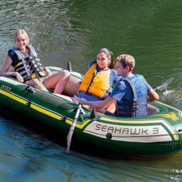 Barco camaras seahawk 3 personas con 2 remos aluminio y bomba 295x137x43 cm. Barco camaras seahawk 3 personas con 2 remos aluminio y bomba 295x137x43 cm.