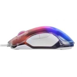 Mars Gaming MMGLOWW Ratón Gaming Ultraligero 75g con Acabado Espejo, 12800 DPI, Iluminación RGB Chroma-Glow, Blanco, Switches Huano Mars Gaming MMGLOWW Ratón Gaming Ultraligero 75g con Acabado Espejo, 12800 DPI, Iluminación RGB Chroma-Glow, Blanco, Switches Huano