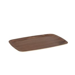 Andrea House Bandeja rectangular de madera nogal, 46 x 36 x 2 cm Precio: 21.58999975. SKU: B1DF4WHC4P