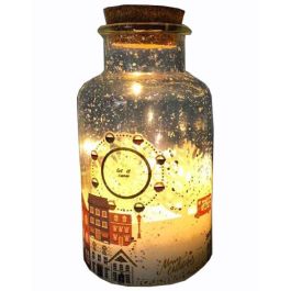 DKD Home Decor Decoración Navideña Luminosa Tradicional Bote Cristal LED Multicolor Pilas AA 10x18x10 cm Precio: 6.0621. SKU: B1HSB4W2Z3