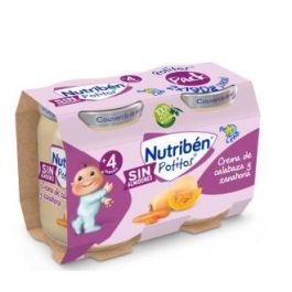 Nutriben Potito Cena Crema Calabaza y Zanahoria, Pack 2x190g Precio: 4.6899996. SKU: B16CQD36PW