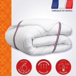 Dodo Edredón Patagonia White, Funda Cálida Microluxe 100% Poliéster, Relleno Fibra Silicona Alta Gama 380g/m² - 220 x 240 cm