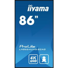 iiyama 86" 4K UHD IPS DLED Profesional 500 nits 24/7 Android 11 Haze 25% iiSignage2 Pantalla Comercial Vertical/Horizontal iiyama 86" 4K UHD IPS DLED Profesional 500 nits 24/7 Android 11 Haze 25% iiSignage2 Pantalla Comercial Vertical/Horizontal