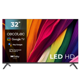 Cecotec 03619 Televisor 32" HD Smart TV Google TV Negro con Dolby Audio y Chromecast Precio: 151.79000001. SKU: B13ST8ETBK