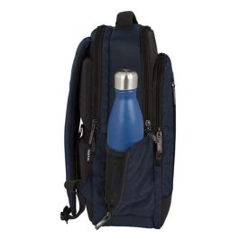Mochila para Portátil y Tablet con Salida USB Safta Business Azul oscuro (29 x 44 x 15 cm)
