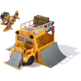 Tech Deck 6071034 Sk8 Crew Playset Autobús Convertible en Parque de Skate de Dedos con 3 Rampas para Fingerboarding y Figura Tech Deck 6071034 Sk8 Crew Playset Autobús Convertible en Parque de Skate de Dedos con 3 Rampas para Fingerboarding y Figura