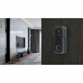 Link2Home Kit Timbre Conectado Inteligente Wi-Fi Audio Bidireccional, con Timbre Inalámbrico, Tarjeta SD 8GB y Compatible Google Home Alexa