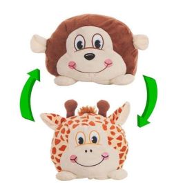 Animales reversibles 6 caritas surtidas 22 cm Animales reversibles 6 caritas surtidas 22 cm