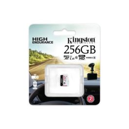 Kingston SDCE/256GB Memoria MicroSDXC 256GB UHS-I Clase 10 para Vigilancia y Cámaras de Vehículo, Resistencia Extrema