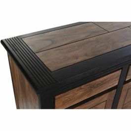 Buffet DKD Home Decor Negro Negro 45 x 86 x 200 cm Buffet DKD Home Decor Negro Negro 45 x 86 x 200 cm