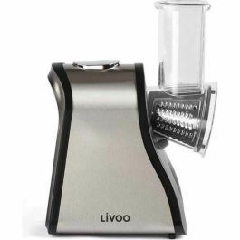 Livoo DOP192 Rallador Eléctrico Multifunción con 4 Conos Intercambiables: Ralla, Rebana, Pica. Acero Inoxidable, Negro y Gris. Precio: 56.58999995. SKU: B14SZ33W25