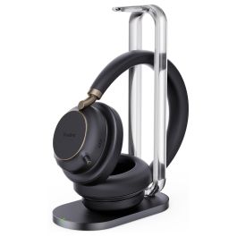 Yealink Auriculares Bluetooth BH76 Plus con Base de Carga UC Negro USB-C/A Inalámbrico