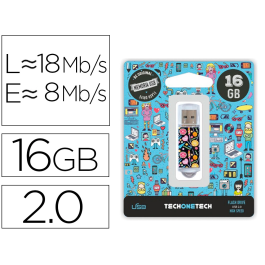 Techonetech Memoria USB Flash Drive 16 GB 2.0 Candy Pop Precio: 5.89999993. SKU: B18JGWBWMQ
