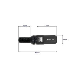 Omp Speed Juego De 20 Tornillos Con Protector De Aluminio De Colores M14x1.25 Llave De 17-19 Largo 28 mm Con Protector Negro OMPS09971401 Omp Speed Juego De 20 Tornillos Con Protector De Aluminio De Colores M14x1.25 Llave De 17-19 Largo 28 mm Con Protector Negro OMPS09971401