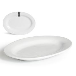 Plato Ovalado Blanco Vessia 17X2CM (24 Unidades) Precio: 40.49999954. SKU: B192R5CZNQ