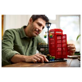 LEGO Ideas Cabina Telefónica Roja de Londres 21347, Juego de Construcción, 1460 Piezas, Multicolor