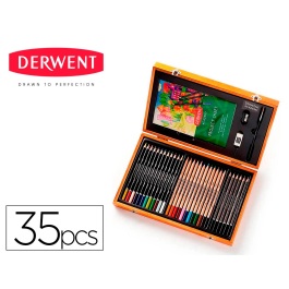 Derwent Estuche de Pintura con Lápices de Colores Academy Madera 35 Piezas Precio: 35.50000003. SKU: S8403975