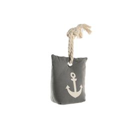 Sujetapuertas Mediterraneo DKD Home Decor Gris Marron Oscuro 9 x 20 x 13 cm (2 Unidades)