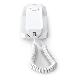 Gigaset DESK 200 Teléfono analógico con cable, Agenda para 10 contactos, Color Blanco