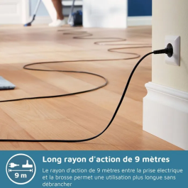 Philips Aspirador con Bolsa PowerGo Clase Energética AAA Filtro Antialérgenos