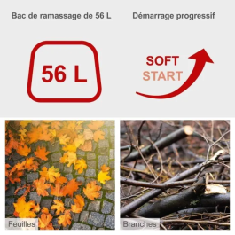 Trituradora de jardín Scheppach GS70