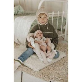 Muñecas Arias Muñeca Zoe Elegance 42 cm Rosa con Cojín (Cuerpo Vinilo, Niña)