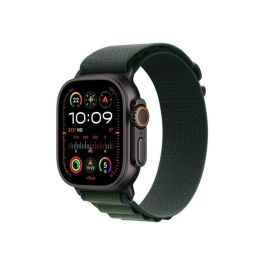 Apple Watch Ultra 2/ GPS/ Cellular/ 49mm/ Caja de Titanio Negro / Correa Loop Alpine Verde Oscuro Grande