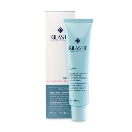 Rilastil AQUA Mascarilla Hidratante Intensa 75 ml - Tratamiento Facial con Ácido Hialurónico y Aceite de Onagra
