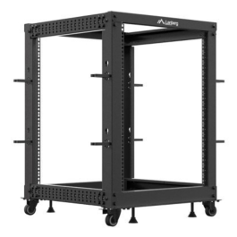 Lanberg Armario Rack 19 Pulgadas 15U Abierto con Ruedas Soporte 600kg Precio: 152.50000018. SKU: B1CF2YZXZN