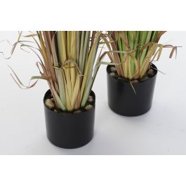 Planta DKD Home Decor Burdeos Mostaza 40 x 120 x 40 cm (2 Unidades)