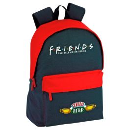 PERONA Mochila escolar Friends adaptable a carro 42x30x15cm con forro y portabotellas de malla Precio: 24.50000014. SKU: B18JJR3LM3