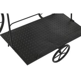 DKD Home Decor Expositor Terraza Y Jardin Negro Marron 62 x 83 x 131 cm