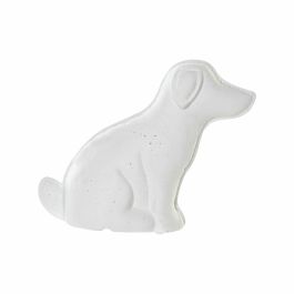 DKD Home Decor Lámpara Sobremesa Quitamiedos Kids LED Porcelana Blanco 25W Perro E14 220V 10 x 19 x 25 cm