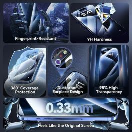 Protector de Pantalla Cristal Templado para Móvil Vention KUPTCA-10 iPhone 16