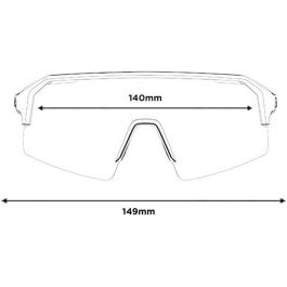 Gafas de Sol Unisex Bollé BS005001 Ø 140 mm