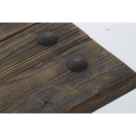 DKD Home Decor Mesa Centro Marron Negro 110 x 70 x 40 cm Olmo