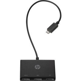 HP Hub USB-C a USB-A Portátil | Adaptador con 3 Puertos USB (1x USB 3.0 Carga) para Portátiles y Tablets | Conecta Múltiples Accesorios HP Hub USB-C a USB-A Portátil | Adaptador con 3 Puertos USB (1x USB 3.0 Carga) para Portátiles y Tablets | Conecta Múltiples Accesorios