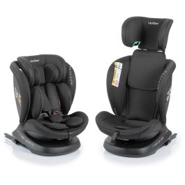 Babyauto Silla de Coche Sigma i-Fix Vivitta Grupo 0/1/2/3 (40-150 cm) Isofix + Top Tether Giratoria 360º Reclinable Negro BAB8435593704356