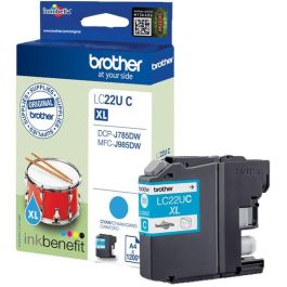 Brother LC22UC Cartucho de tinta original Cian, 1200 páginas, para DCP-J785DW, MFC-J985DW Precio: 37.50000056. SKU: B17CF3RRDE